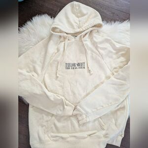 Taylor Swift The Eras Tour Beige Hoodie Medium Official Concert Merch M Medium